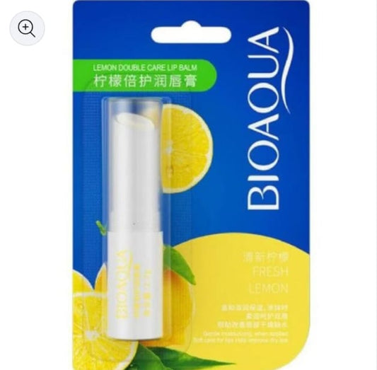 Bioaqua - Lemon Double Moist Lip Balim - 2.7G