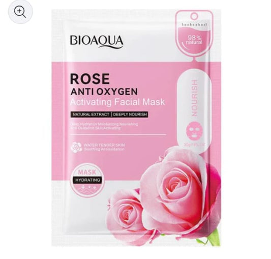 Bioaqua - Rose Anti Oxygen Activating Facial Mask30G