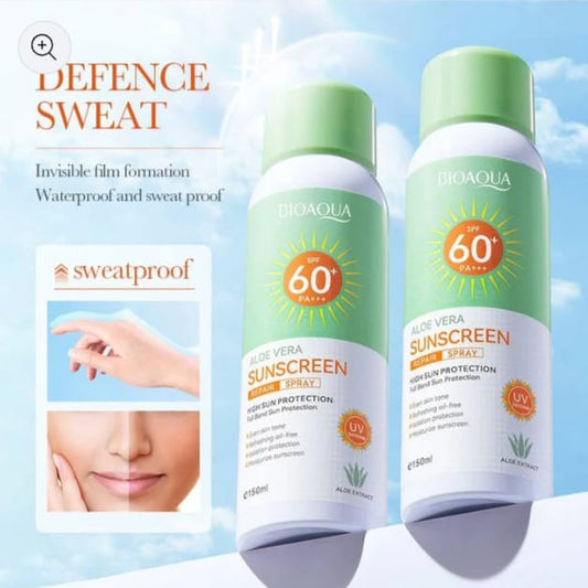 Bioaqua - Aloe Vera Sunscreen Spf 60 Spray 150 ml
