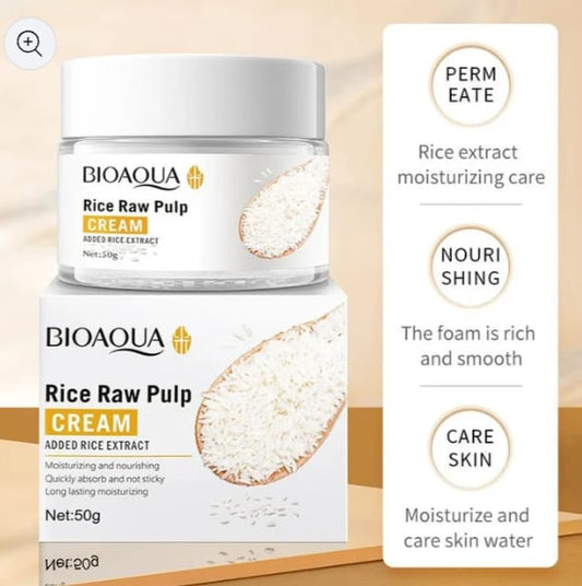 Bioaqua - Rice Raw Pulp Facial Cream 50G